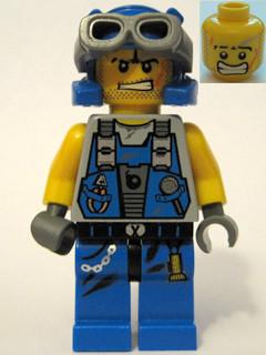 LEGO Minifigure-Power Miner: Rex, Goggles-Power Miners-PM022-Creative Brick Builders